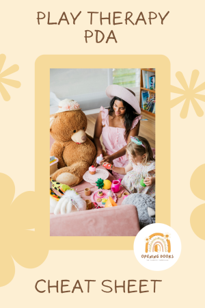 Free Guide: A PDA Cheat Sheet for Play Therapists