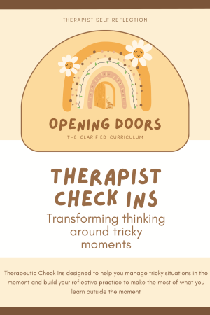 Digital Clinical Tool: Therapist Check In Resource